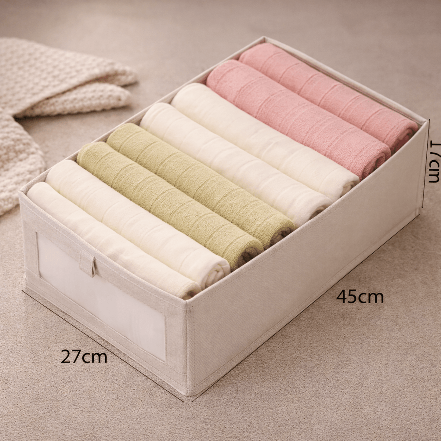 Boîte Rangement Pliable Pantalons – Organisateur Tiroir Dressing – Anti - Plis - Coin De Nuit - Organisateur de rangement