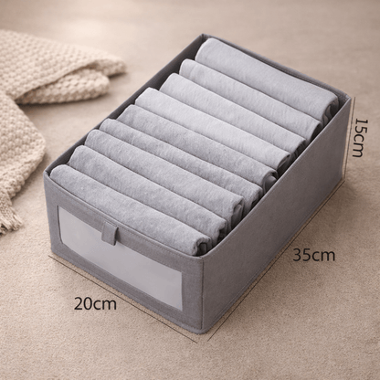 Boîte Rangement Pliable Pantalons – Organisateur Tiroir Dressing – Anti - Plis - Coin De Nuit - Organisateur de rangement