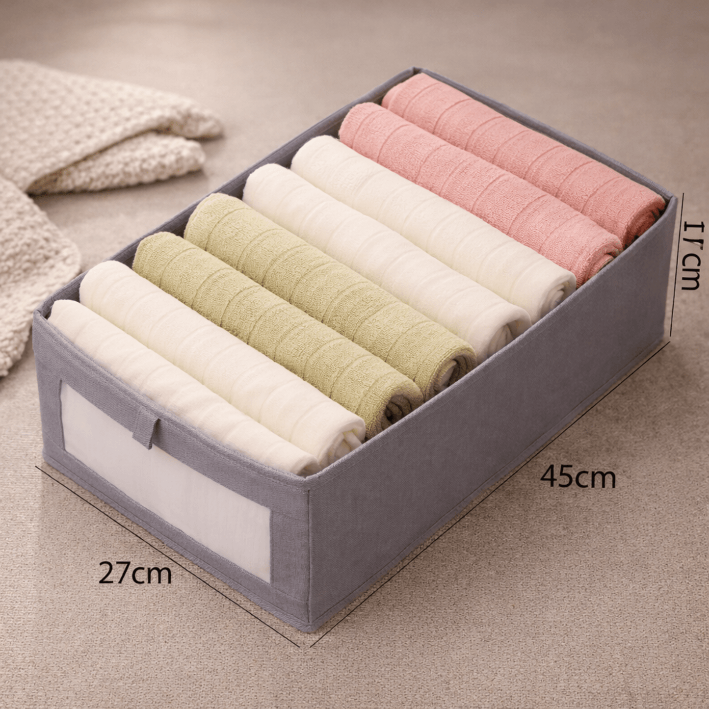 Boîte Rangement Pliable Pantalons – Organisateur Tiroir Dressing – Anti - Plis - Coin De Nuit - Organisateur de rangement