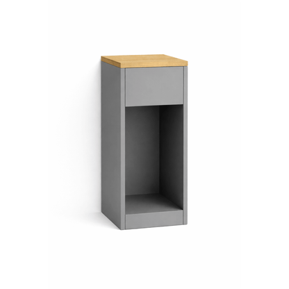 Lot 2 Tables de Chevet Étroites 20 cm – Tiroir + Compartiment – Ultra - Compact Chambre - Coin De Nuit - Table de chevet