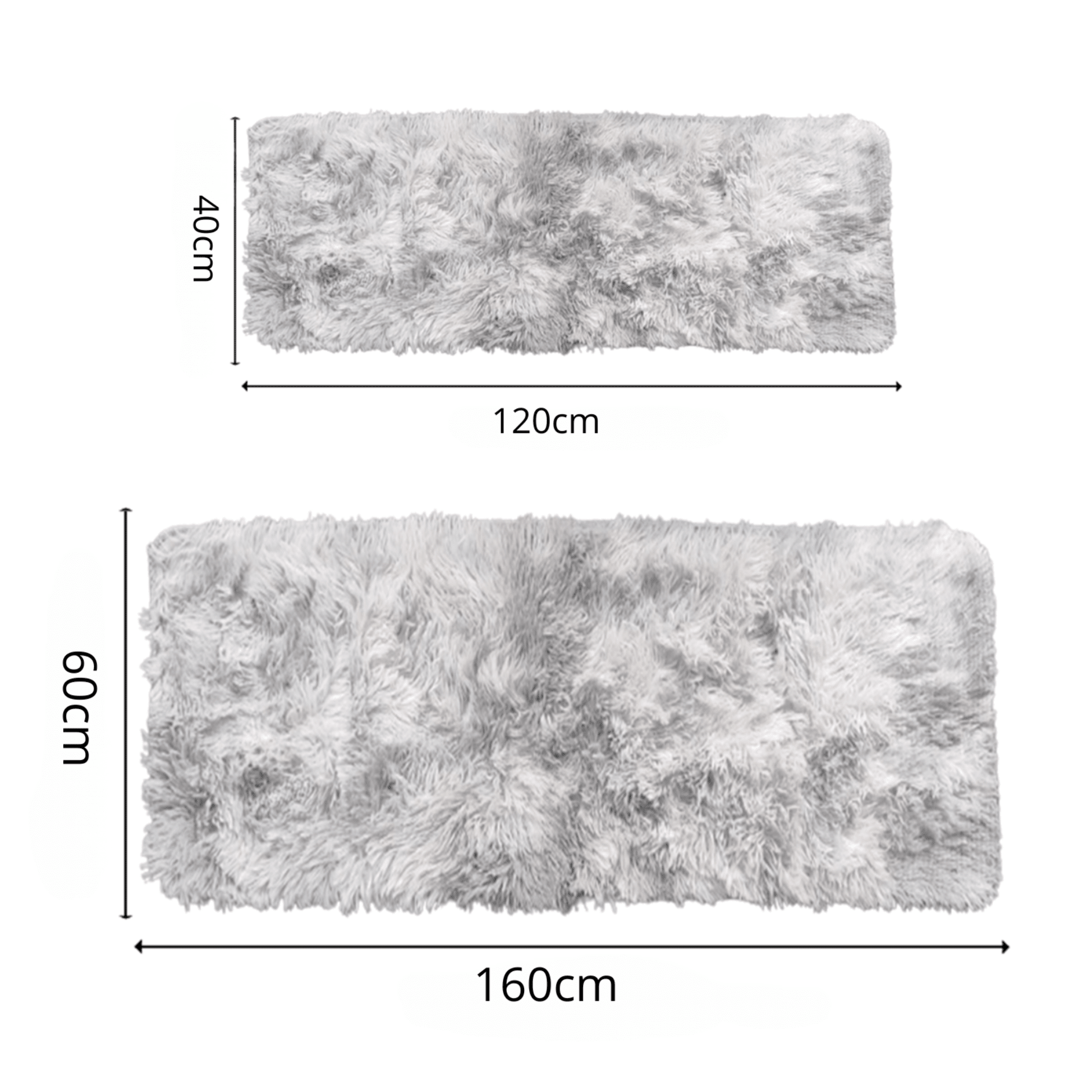 Tapis Shaggy Doux Antidérapant – Descente de Lit Chambre Salon - Coin De Nuit - Tapis