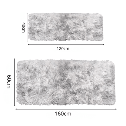 Tapis Shaggy Doux Antidérapant – Descente de Lit Chambre Salon - Coin De Nuit - Tapis